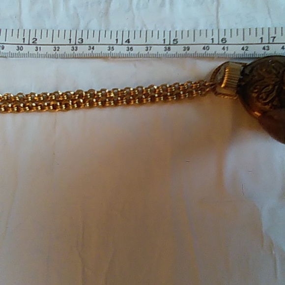 This is 32" inch long Perfume Bottle Pendant Necklace - Picture 4 of 8